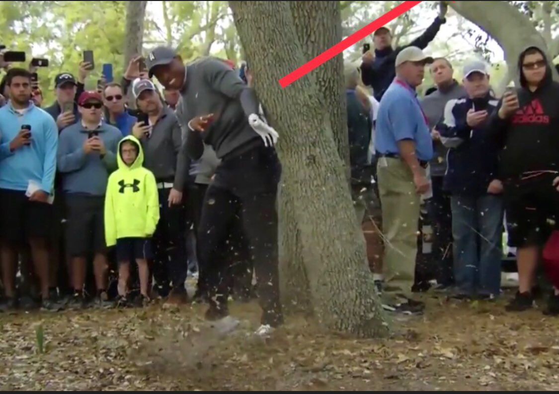 ClubProGuy's tweet photo. As a #teacher, I look for fundamentals. Love how Tiger keeps the club on plane here.  Textbook. https://t.co/6TQlaPUIMH