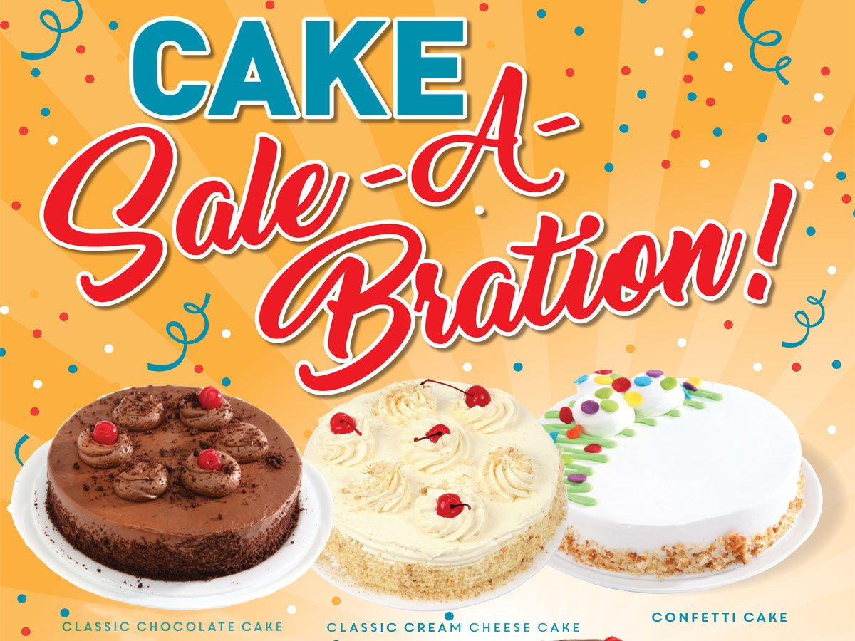 Grain Valley Price Chopper On Twitter It S Time For Our Favorite Saleabration It S Our Cakesale Get A Confetti Cake Cream Cheese Cake Or Chocolate Cake For Only 3 99 Now Through 3 13
