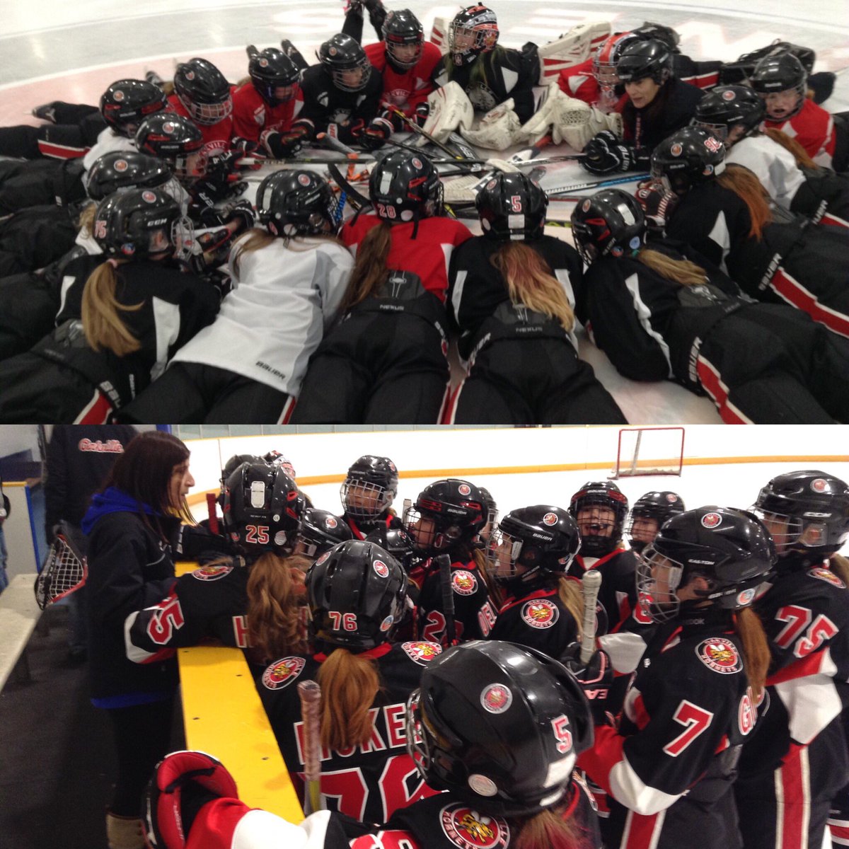 OakvilleHornets's tweet photo. Hey Moms/Ladies...did you know you can coach too??? Check out this article featuring our very own #PeeweeB Coach @oreorego Tracy Rego! 

Full story: https://t.co/PsOsRlDq1A

#SheCanCoach https://t.co/bOvZQ7NA5P