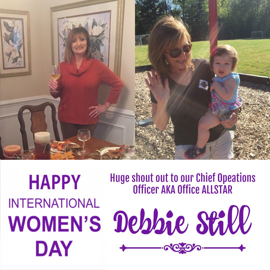 Debbie is our hero! She works SO. HARD. EVERY. DAY.! Thanks for being an amazing and inspirational woman, Debbie! We love you! -Team GFH