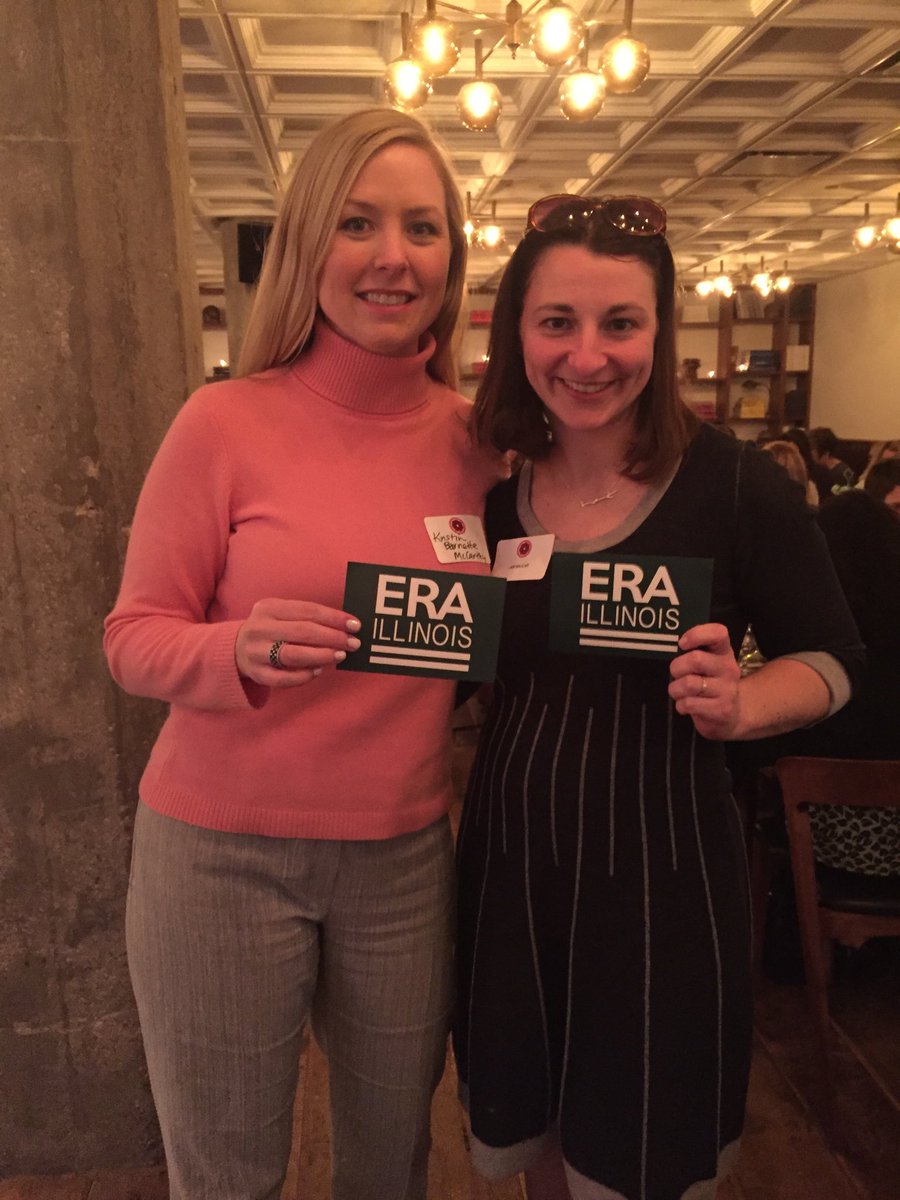 LoriLevin's tweet photo. .@wbaillinois President Kristin Barnette MCCarthy and Jill McCall @ISBAlawyer IWD tea and ERA virtual postcard party #ERA2018 https://t.co/jXDQma1raT