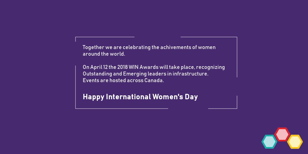 winfrastructure's tweet photo. Women are leading and changing industries around the world. We all benefit from their achievements. #InternationalWomensDay https://t.co/lYyjbFzXR4