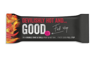The <a href="/goodfullstop/">Good Full Stop</a> bars have two great new fiery flavours... check them out if you like a spicy treat