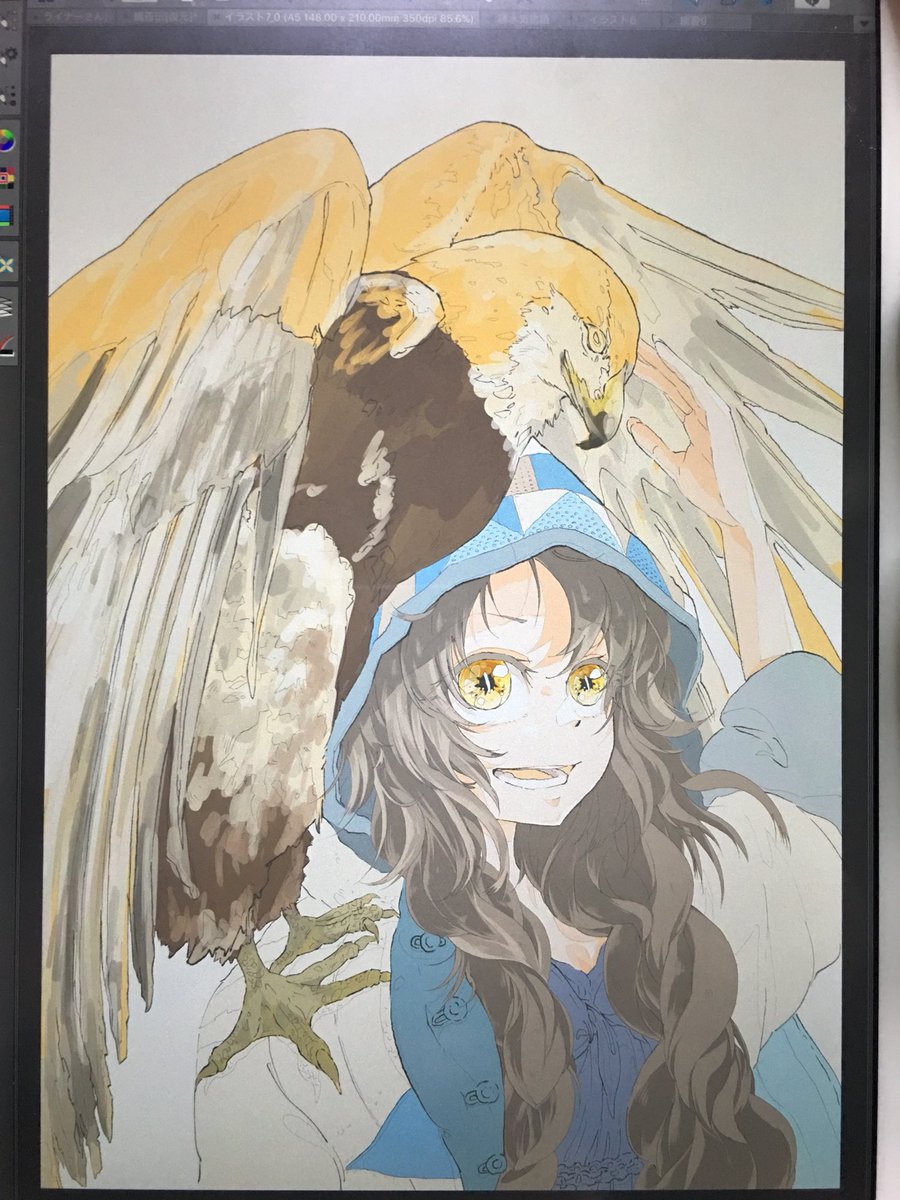 koishiotoko's tweet photo. 塗り進めてます！٩(*´︶`*)۶✨ https://t.co/nkmEqPjEm6