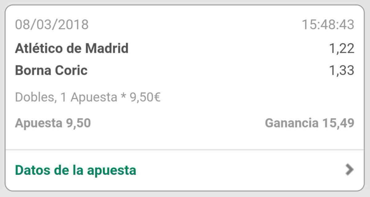 💶 Volvemos a ganar, familia❗️

➕ Sumamos 6,48 unidades.

👉 Tenemos 2 más pendientes esta noche: t.me/TodriTenisFREE