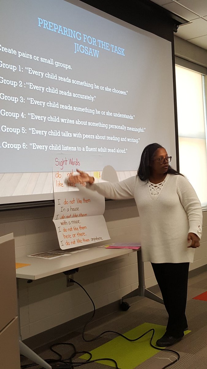 SEC teachers jigsawed the article "Every Child, Every Day", presenting the 6 elements of effective reading instruction to their fellow cohort participants. #allkidsmatter <a href="/YolandaBW/">Dr. Yolanda Brownlee</a> <a href="/FCiAchieve/">FC Achievement Zone</a> @fultonslc @DrLett_SLLewis <a href="/PrincipalFelipe/">Felipe</a> <a href="/gyimah_whitaker/">Dr. Gyimah Whitaker</a> <a href="/DaraJonesWilson/">Dara Jones Wilson</a>