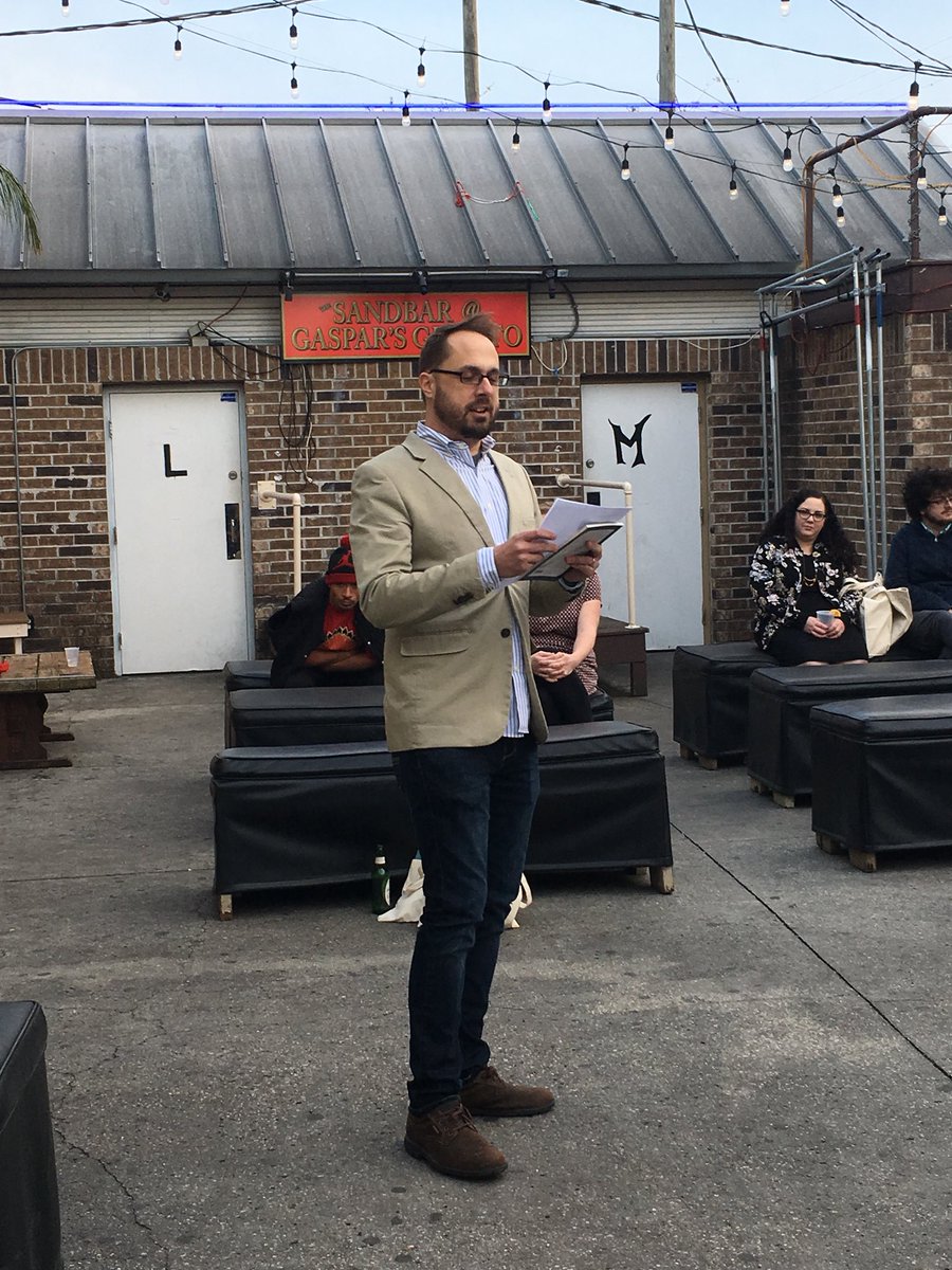 nashvillereview's tweet image. It’s Ross White! He’s pretty much preaching. #AWP2018 @rosswhite