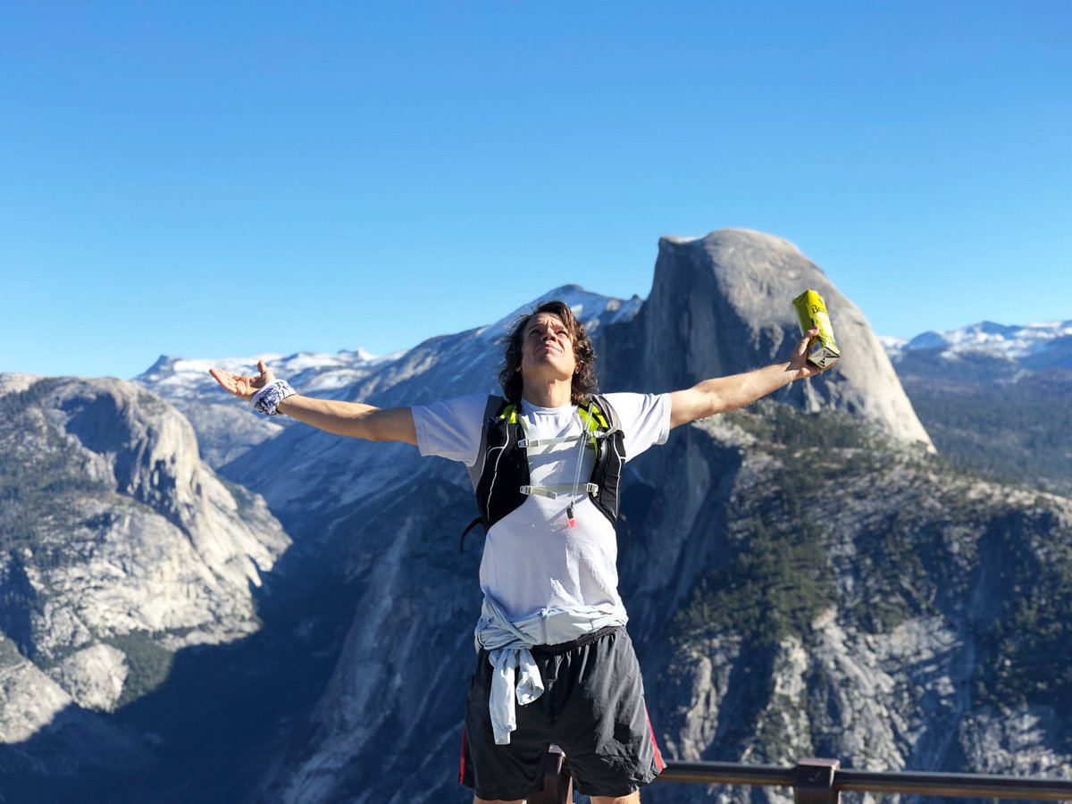 That moment you reach the top. Our founder, Charles Bieler, reveling in the glory of Yosemite.