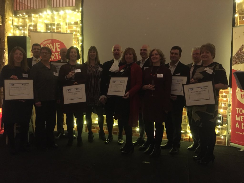 communityABEH's tweet photo. Delighted to be invited to the #HighSheriffAwards2018 and to receive our #buildingeffectiveness recognition. Well done also to our Chair of Trustees @janwingware on her well deserved Personal award. Thanks to @HertsSheriff @HertsCommunityF @CranfieldTrust https://t.co/glkHDd8WKI