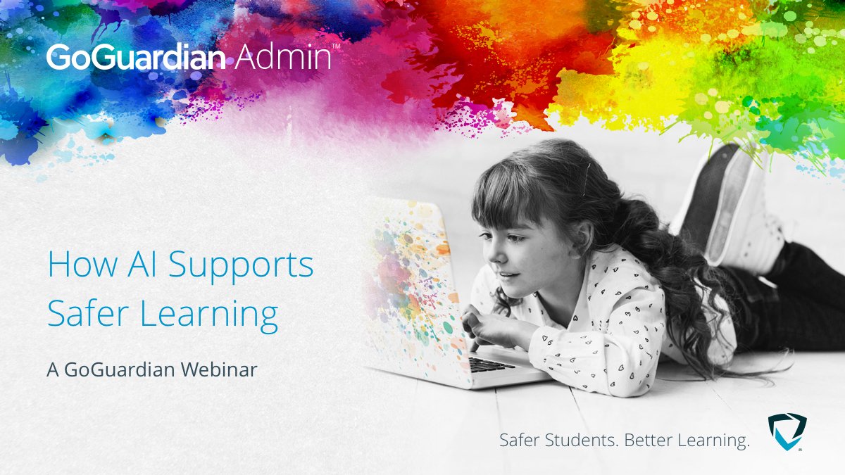 goguardian's tweet photo. #AI is making #education safer and smarter than ever before. Sign up for our webinar on April 4 to learn how! https://t.co/XDqXy8gJpw #saferlearning #edtech #innovation https://t.co/WYaXsEcO0I