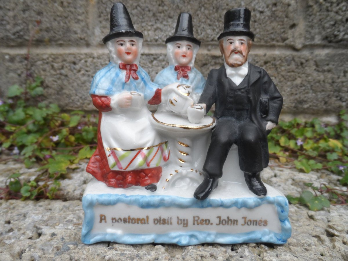 Investkonnect's tweet photo. Antique Victorian fairing - collectible 19th century porcelain figural group - china fairing - a pastoral visit by rev. John Jones. https://t.co/4js6Lf5bdE #Decor #Antiques #Etsy #Vintage #EmpireAntiques #FiguralGroup https://t.co/MaLgFLFLb7