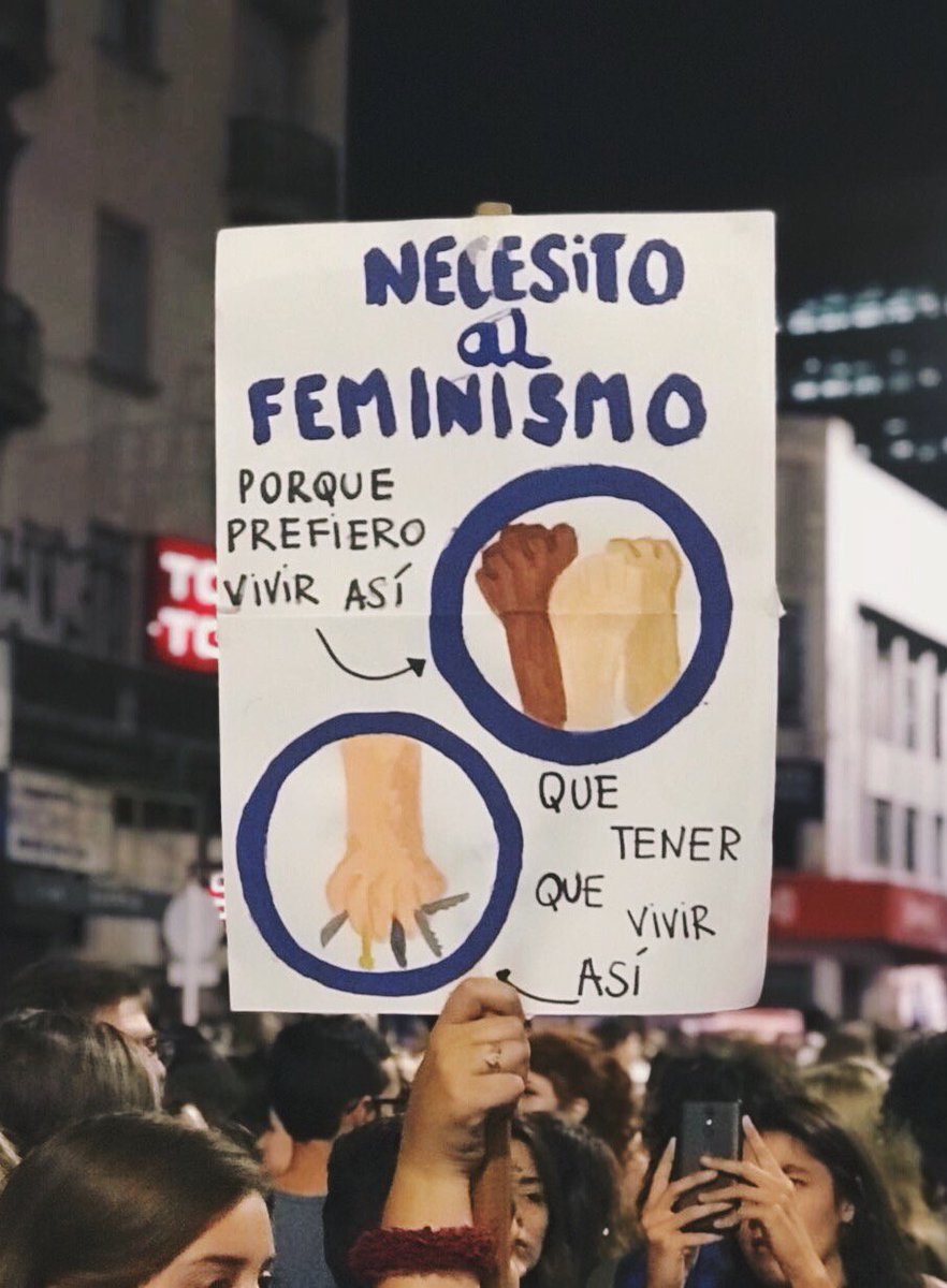 camithiss's tweet image. Les comparto los carteles que hice con mucho amor, dolor y ganas de luchar para la marcha de hoy. 
Arriba la revolución feminista 💜✊🏻