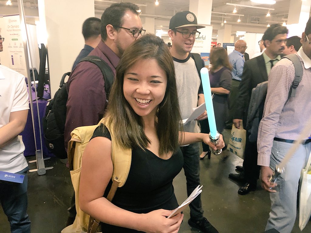 WeSabio's tweet photo. learn about our #blockchain #react and #productmanagement training #codingJedi #TechFairLA -find @g8rojas https://t.co/Fb8IY58KpS