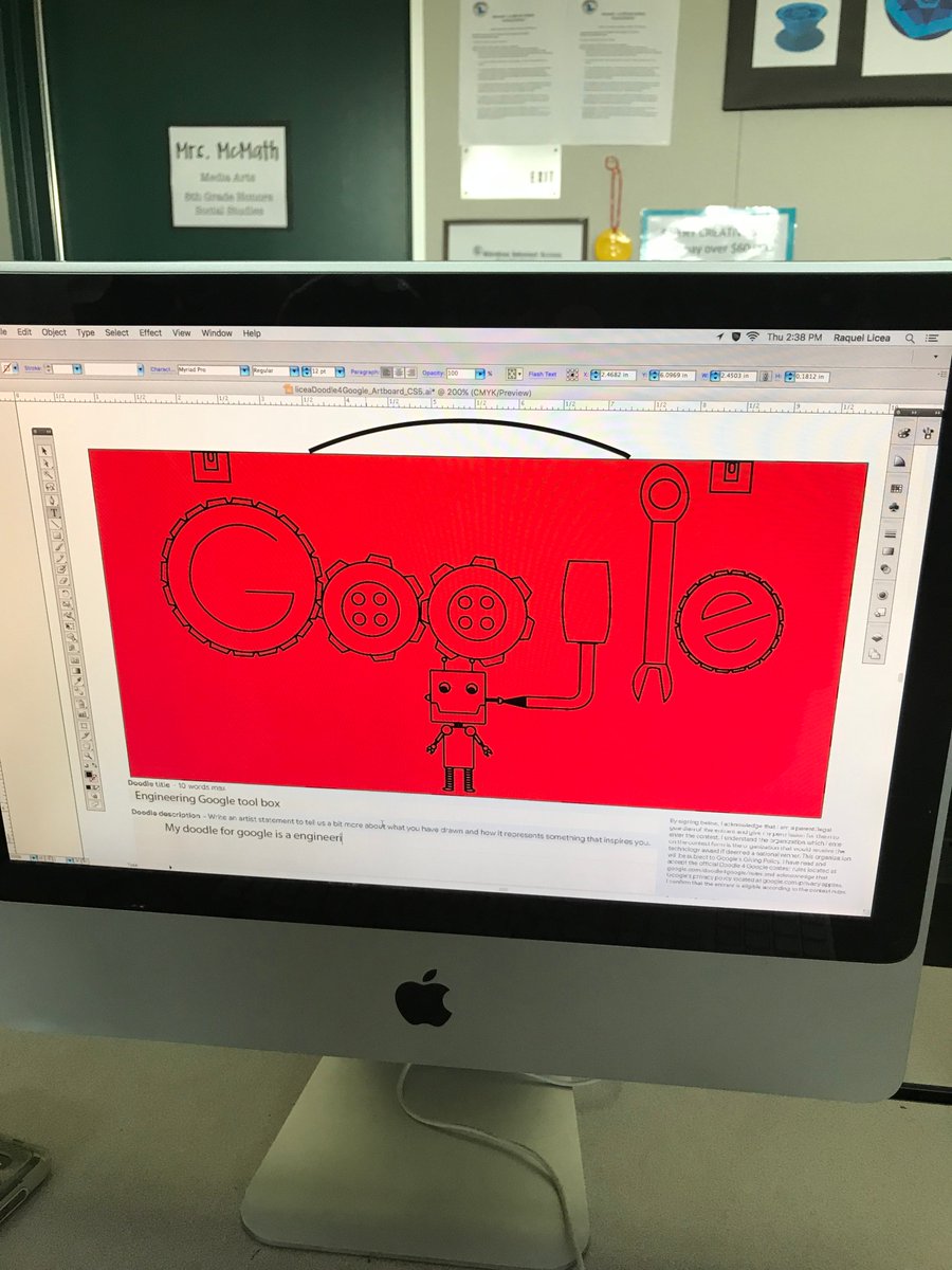Mrsklgarcia's tweet image. Look at this awesome Google doodle by one of our Femineers! It&apos;s called &quot;Google Engineer&apos;s Toolbag!&quot; #CPPFemineers