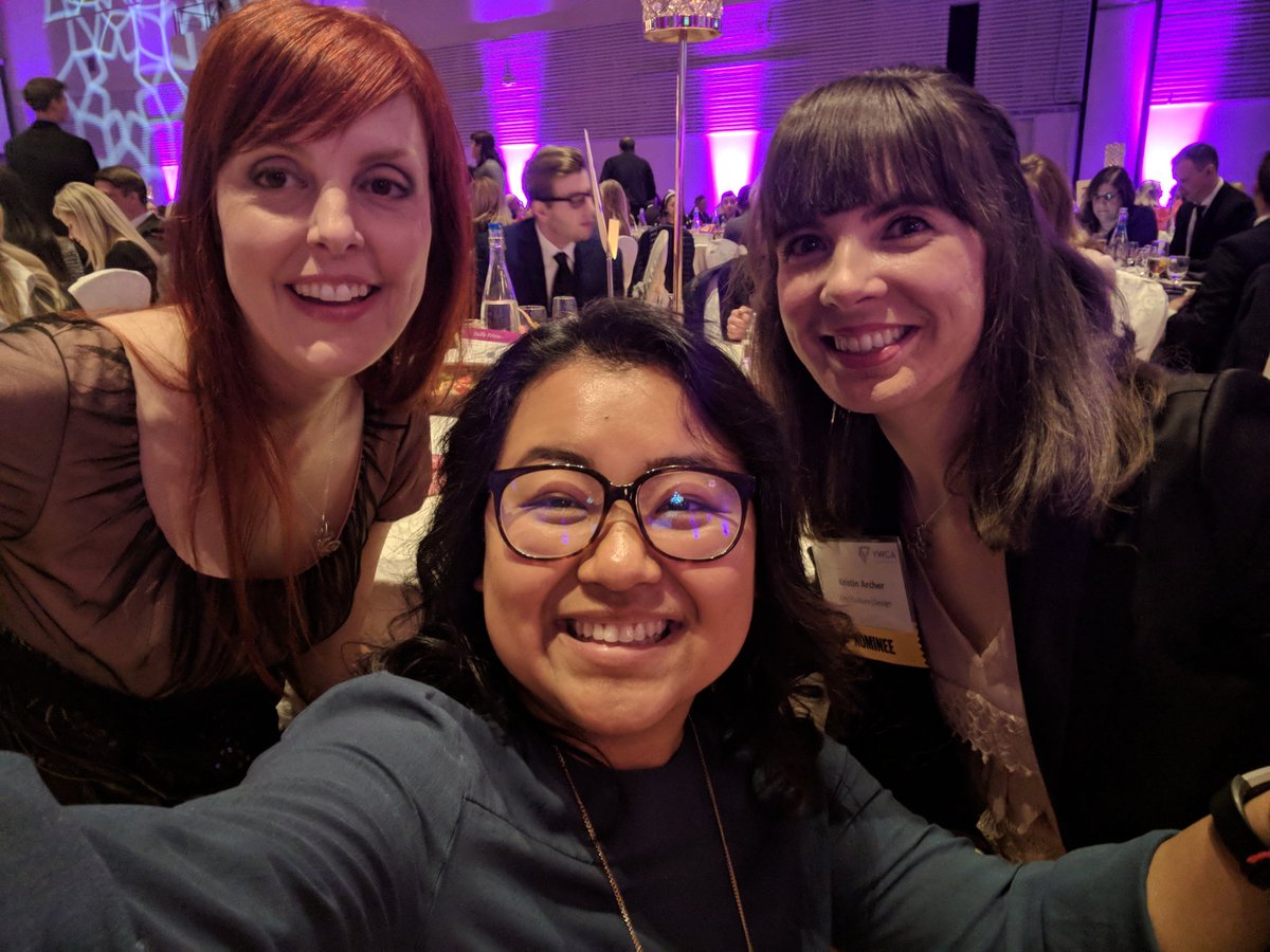 Seriously, running into all my favorite women tonight! Congrats again on the nomination to my gal pal <a href="/ihearthamilton/">I Heart Hamilton</a> #WODHamilton