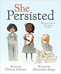 BeckyforIL's tweet photo. She Persisted by @ChelseaClinton and Alexandra Boiger shows readers that no matter what obstacles may be in their paths, they shouldn't give up on their dreams. Persistence is power. (As an aside: Chelsea will be at Anderson’s in LaGrange tomorrow!) https://t.co/QjA2zsUitZ