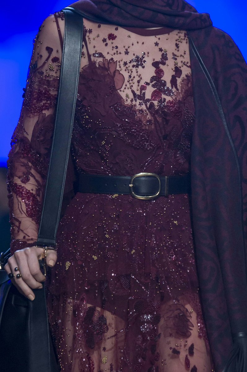 Beautiful Details from the Elie Saab Fall 2018 Collection 😍😍😍
