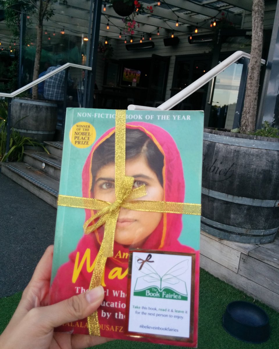 I am Malala is at Postman's Leg in Glenfield. Do you see the cool book fairy birthday sticker it has? #BookFairyBirthday #IWDBookFairies