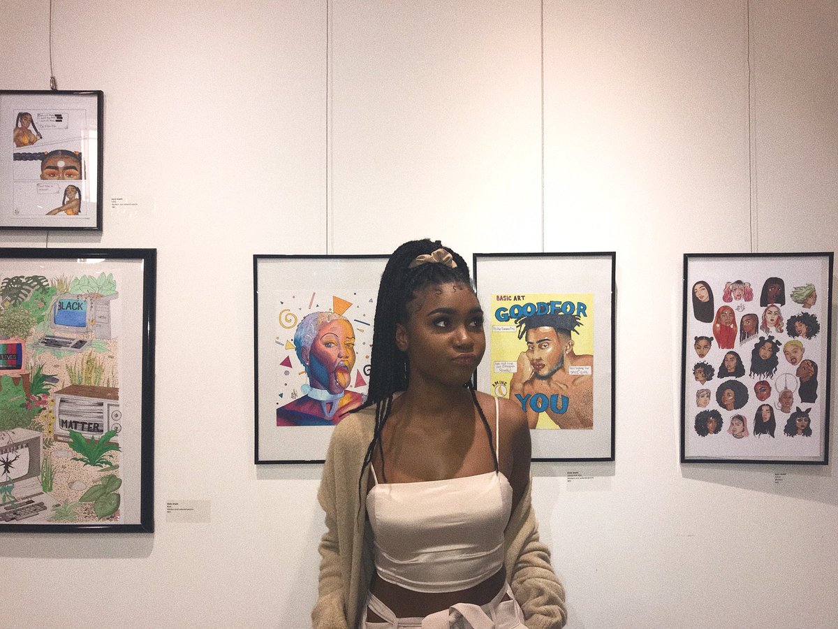 BAHCreative's tweet image. I’m a visual artist 👩🏾🎨 and I love doing my makeup so I made a YouTube channel!! 
My website basicarthoe.com