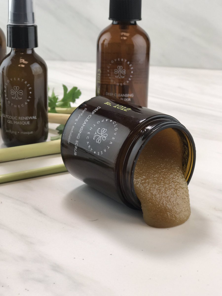 Thursday night skin prep with our Deep Cleansing Scrub. This will bring your skin to whole new level. Our combination of sugar, honey and bamboo provide gentle yet effective exfoliation all while lemongrass, tea tree and neem fight bacteria and acne prone skin.