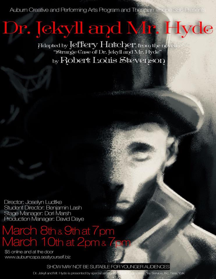 abrnquarterly's tweet photo. This weekend March 8th, 9th, and 10th at 7 pm and March 10th at 2 pm. Artwork by Drew Iversen.
@RPS_Fine_Arts @auburn_knights @RPS205
#CAPAmazing #AuburnExcellence #RPS205 #OurKidsRock https://t.co/6ZATu3H6Li