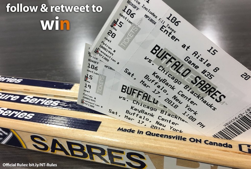 NorthtownAuto's tweet photo. RT &amp; FOLLOW @NorthtownAuto
for your chance to win!

- Sabres vs. Chicago on March 17th
- One winner selected Mon., 3/12 https://t.co/l7doONqfQF