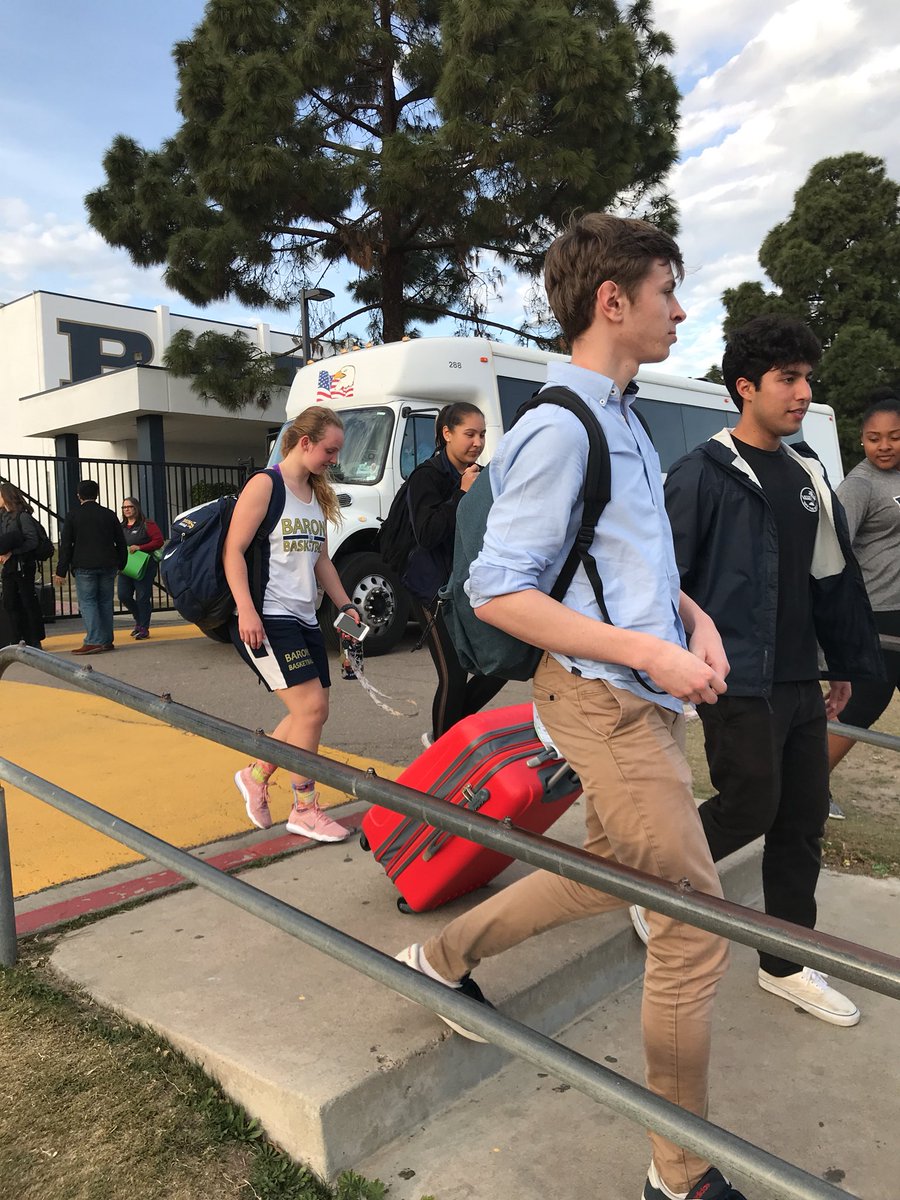 lriveraCrusader's tweet photo. Foreign exchange students from France arrive at BVH campus and leave with their host families. https://t.co/WnmWoTSvbm