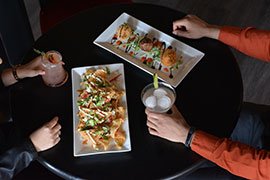 Enjoyable lunch and conversation today with Lawrence Bingeman. Nothing beats getting spoiled by the owner himself. Love their wonton nachos!!! Tasty and unique. #tastekw