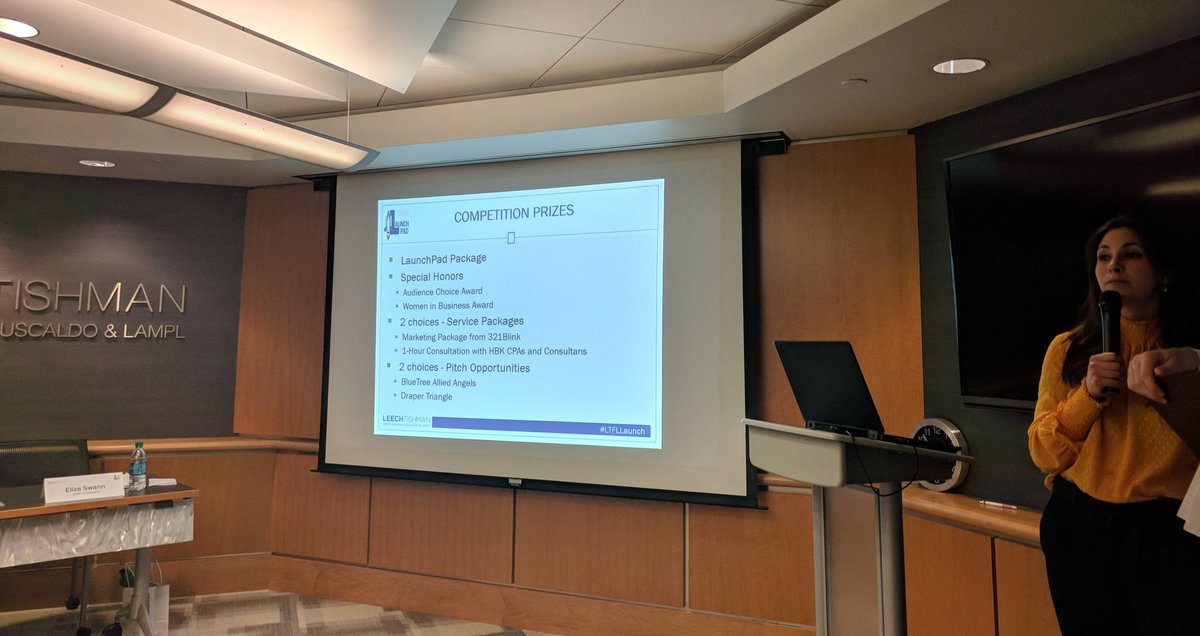 Time to start announcing prizes! #LTFLLaunch business Pitch Competition.