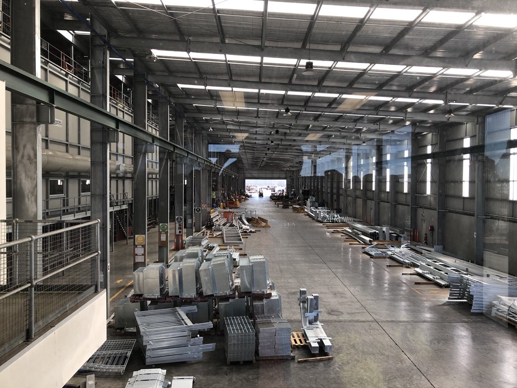 ANZ tour of Kingfield Galvanizing’s Victorian Premiers Sustainability Award winning plant. #longstandingrespectedrelationship