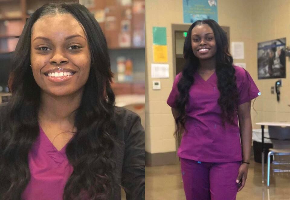 Everytown's tweet photo. Courtlin Arrington, 17 years old, was shot and killed at her school on Wednesday, March 7th. She was set to graduate in May and had dreams of being a nurse. https://t.co/GDX890Eqyc https://t.co/vEMbb7sczK