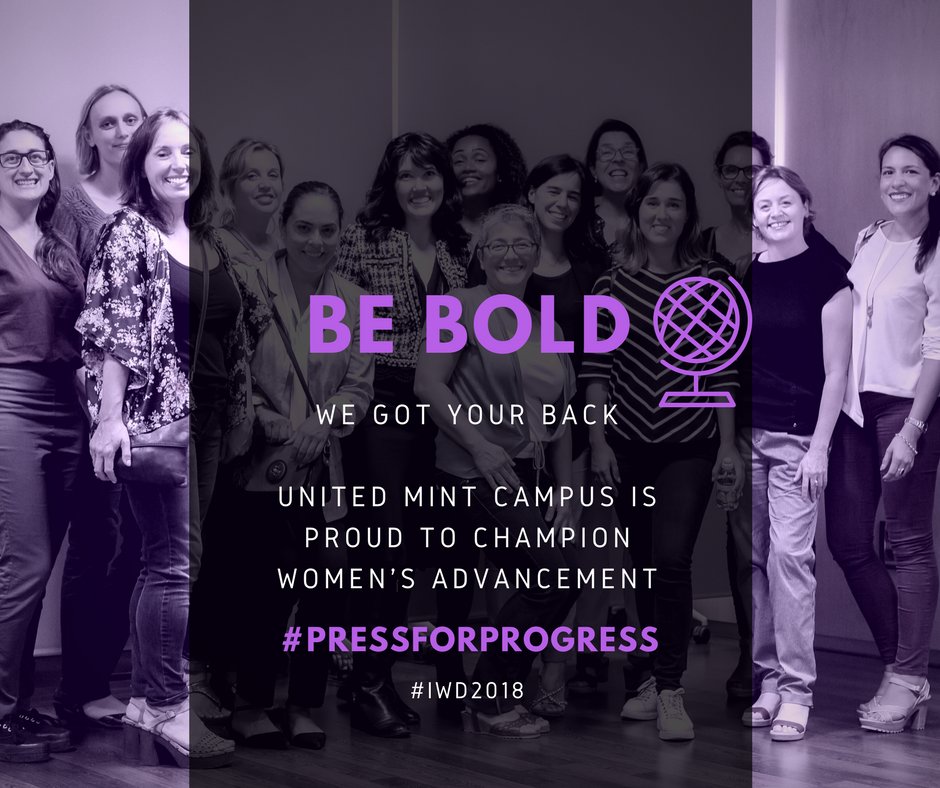 UnitedMint's tweet photo. We are proud to continue to Champion Women's Advancement. #pressforprogress #BeBoldForChange #wegotyou #internationalwomensday #iwd2018 ⠀ https://t.co/Td5VLORMQV
