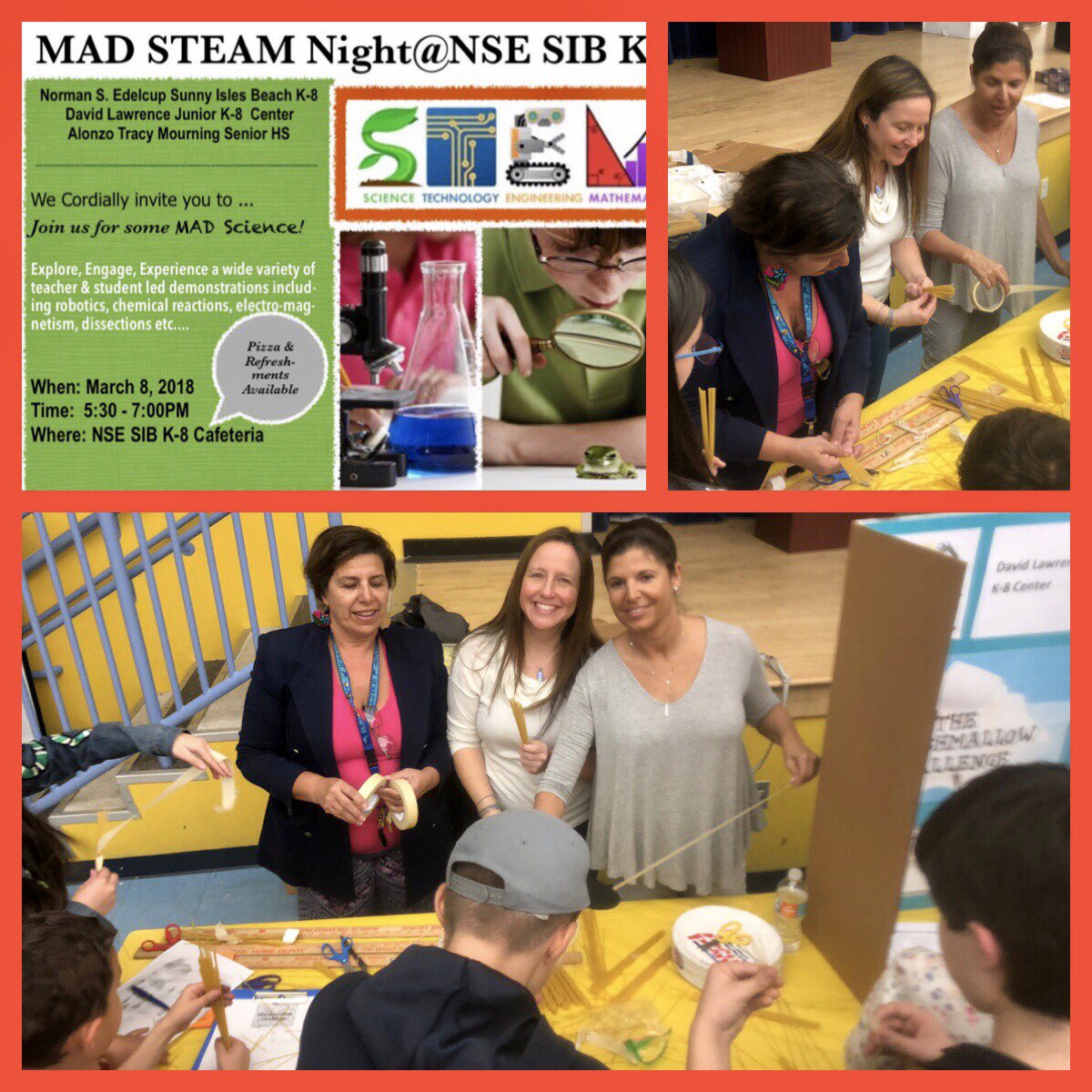 DLJK @ Mad Science Night in Sunny Isles #SteamSuccess <a href="/DavidLawrenceK8/">David Lawrence K8</a>  <a href="/christopoulos7/">Amy Christopoulos</a> <a href="/PrincipalParton/">Mary Kate Parton</a>