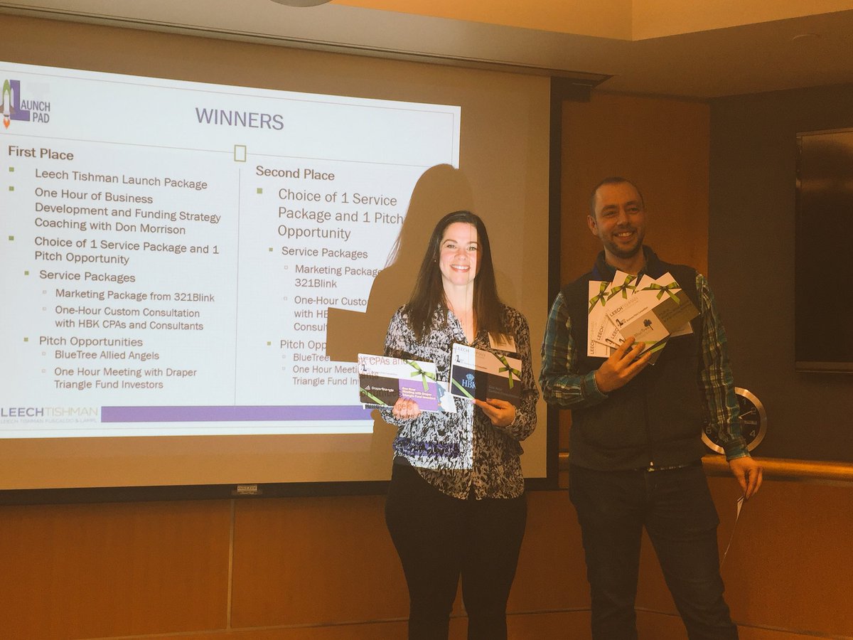 Congrats to <a href="/velocityrobotic/">Velocity Robotics</a> for winning the <a href="/LTFLLaunchPad/">Leech Tishman LaunchPad</a> Business Pitch Competition! And <a href="/Spand_Ice/">Spand-Ice</a> for taking 2nd!
