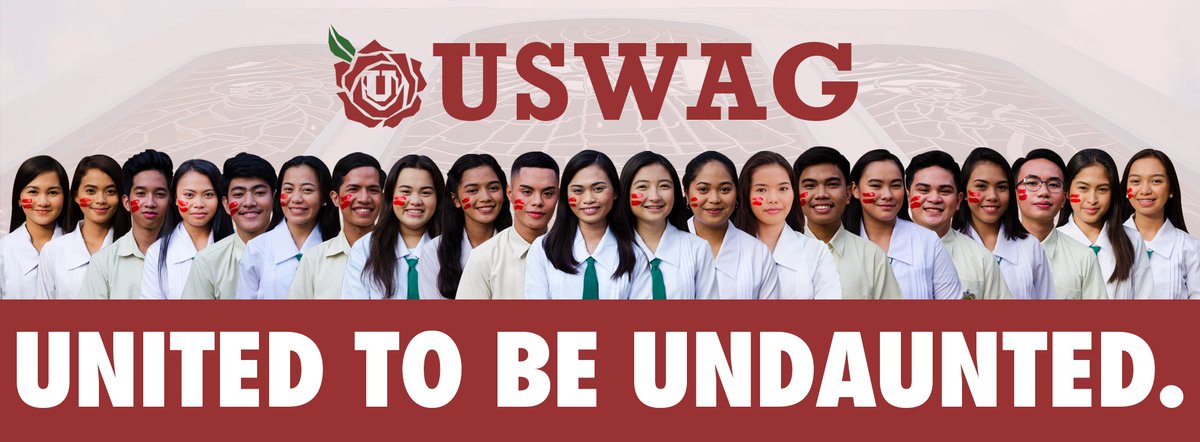 PJohnix's tweet photo. We shall champion your hearts as we #BeginWithCabeguin
USWAG NA!
#SiempreUSWAG
#UnitedToBeUndaunted https://t.co/0p9TWHqdSK