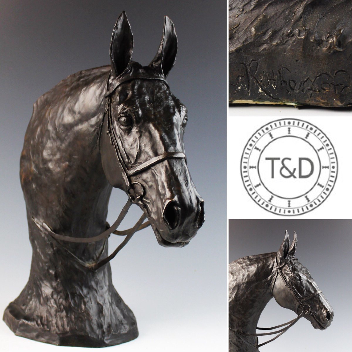Calling all equine enthusiasts! This stunning bronze has just raced into our next auction on the 21st April, entries accepted until 6th April. Valuation days every Monday and Friday 9-5, come and see us at SY13 1RD 
trevanionanddean.co.uk 
#equineart #Horses #fineart #racing