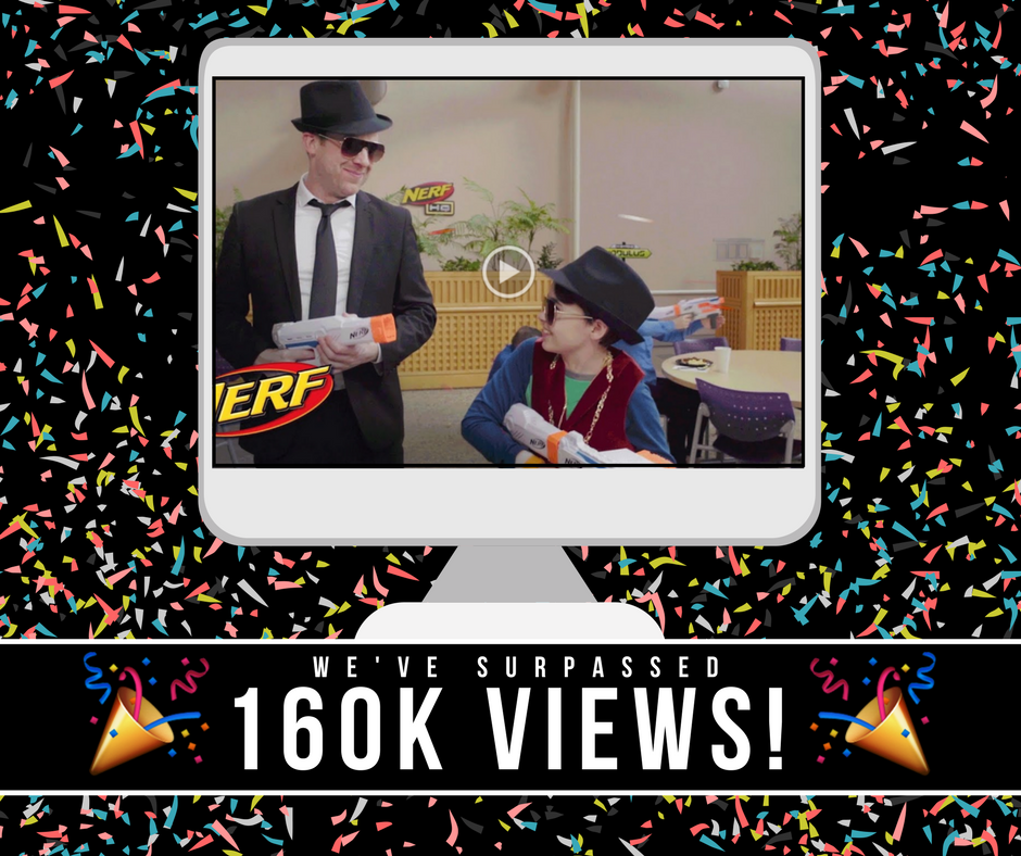 improvasylum's tweet photo. WOOP! WOOP! 🎉 This super fun spot that we produced for @Hasbro has surpassed 160K views on the Internet! Aiming for 200K by tonight—hahahahahahaha!!! Let's get there! 

WATCH >> https://t.co/pmd1h91L85 💥 #improvasylum #nerf https://t.co/sn99kLxSm2