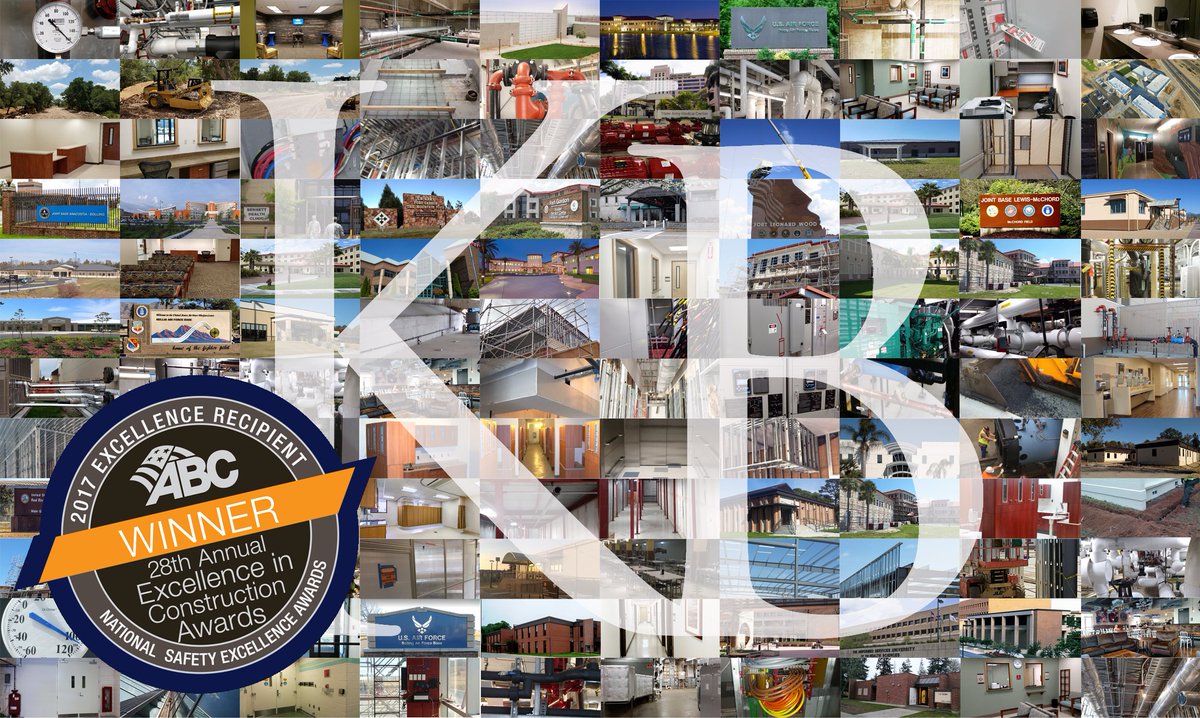 Kirlin Builders has been named the winner of a National Safety Excellence Award from Associated Builders and Contractors. <a href="/ABCNational/">ABC National</a> Based in Rockville MD, but servicing our military men and women across the world, KB received the award March 21st! #kirlinbuilds #SafetyFirst