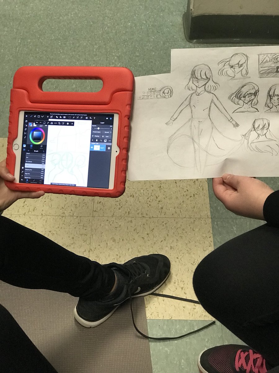 adrianaporcari's tweet image. We are transferring our designs into digital designs for coding quest. We are super excited to be part of the upcoming arcade! Can’t wait to share our design #ocsb #codingquest
