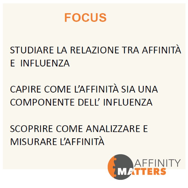 SocialMindsIT's tweet photo. Che relazione esiste tra affinità e influenza? questo è uno dei focus di #AffinityMatters Scopri di più sul sito https://t.co/gDafHLIWrQ #influencer #brandaffinity https://t.co/OlVTVsOuw6