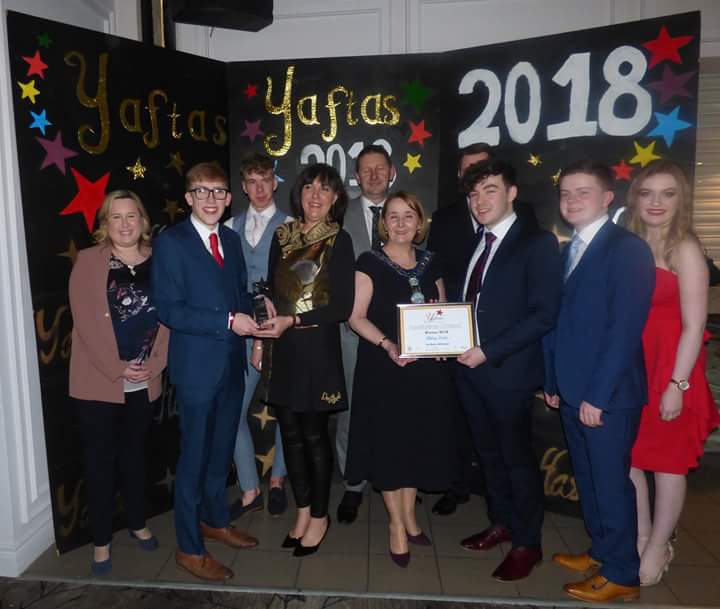 newryyc's tweet photo. Well done to our winners in the Inclusion Category Abbey Pride. This category was kindly sponsored by Phoenix Natural Gas. #YAFTAS https://t.co/goiy1qy66h