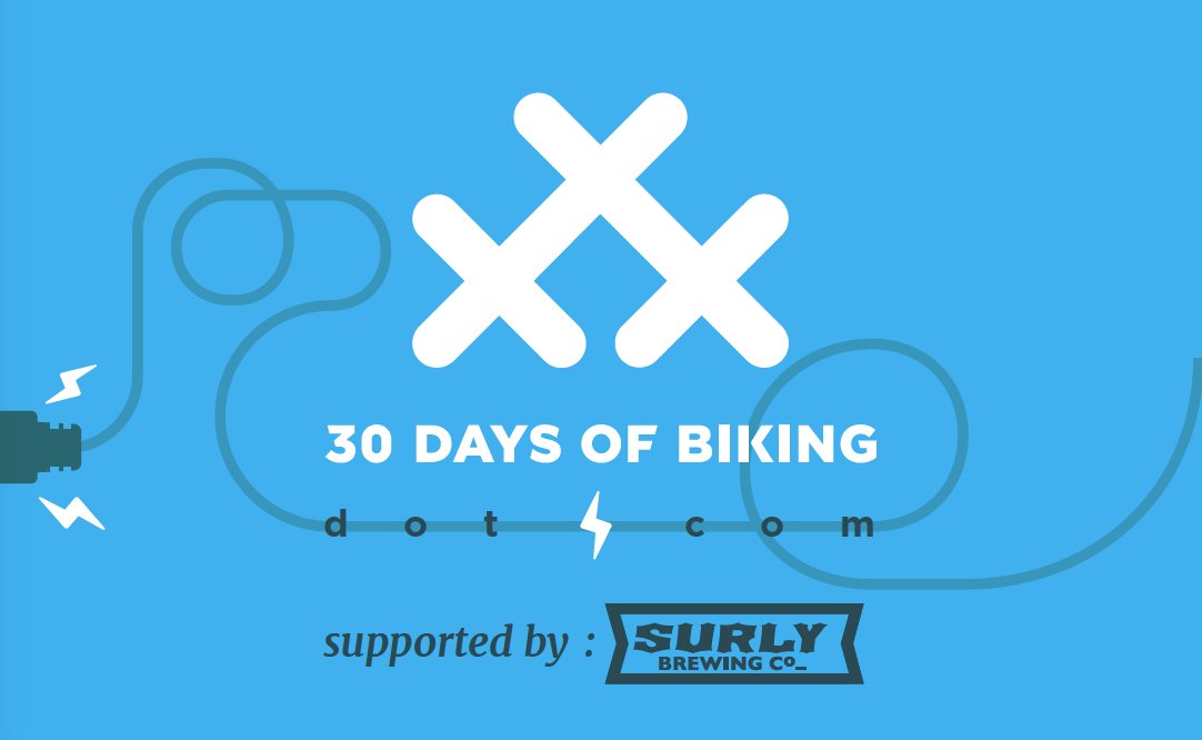 Have you pledged for <a href="/30daysofbiking/">30 Days of Biking</a> yet?!  Research shows that the sooner you start riding in the spring, the more likely you are to ride all summer long! Start those good habits early take your #30DOB pledge. ow.ly/mAV530j3Uim