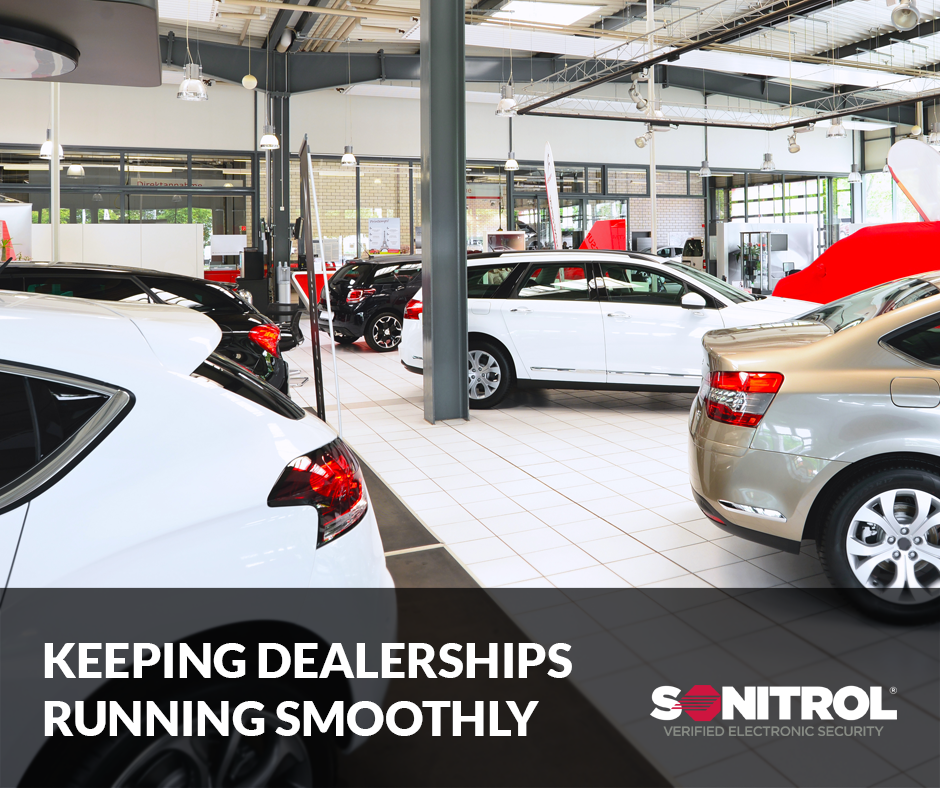 One Sonitrol audio sensor covers up to several thousand square feet, ideal for showrooms and service areas. Plus, SonaVision video surveillance can protect both front and back lots from intruders. #ProtectYourBusiness