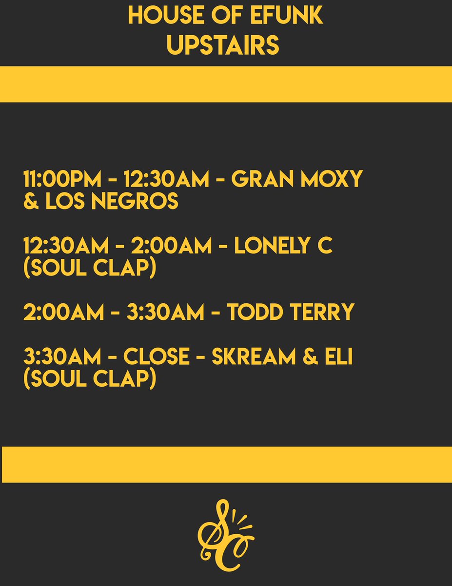🌻 The Line Up is live! Tomorrow’s #Houseofefunk in #Miami is going to turn up! 🌻