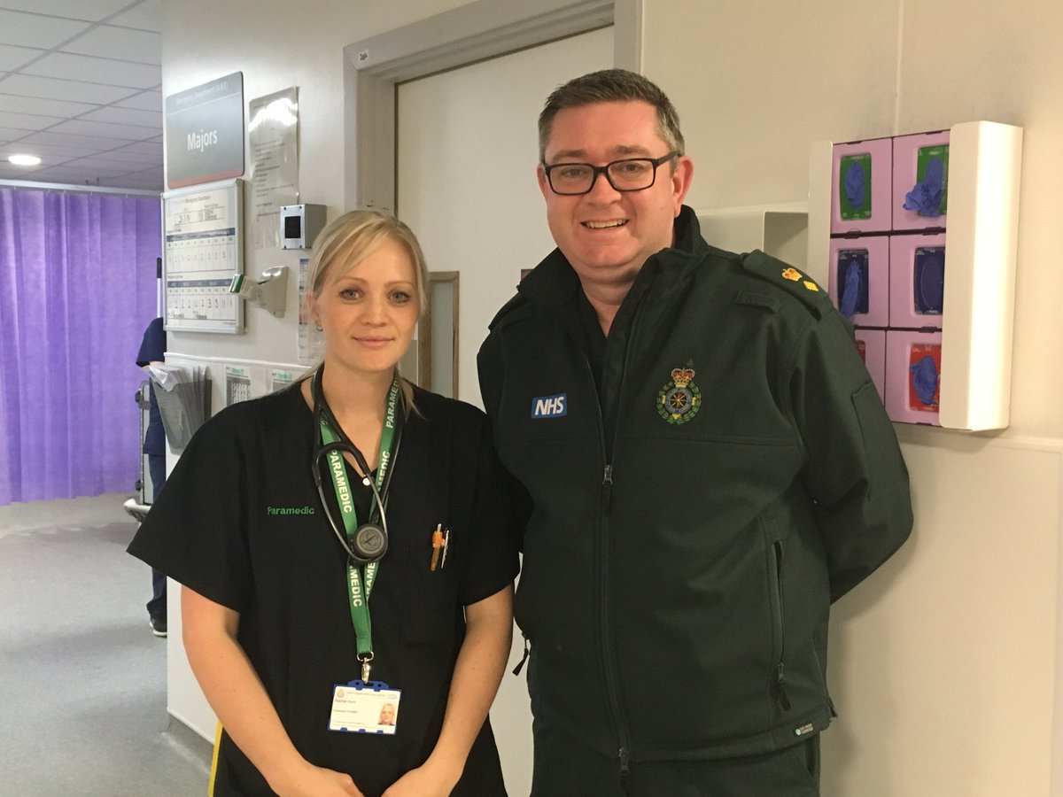 Great to catch up with Rachel one of our #EEAST Paramedics working @ColchesterNHSFT on a secondment. Rachel is really enjoying the opportunity! @EEASTCEO @EEAST_DDEastL @lindseydobsons1 @EastEnglandAmb @Nickhulme61