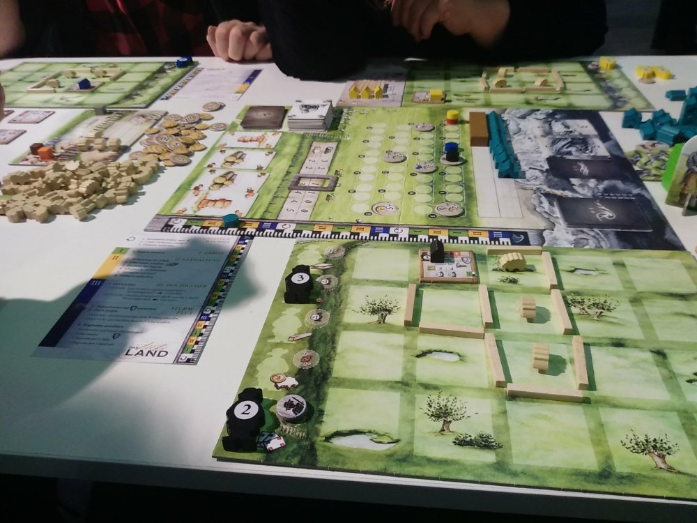 mottinator's tweet image. Playing #dastiefeland by #partenheimer published by feuerland Spiele. Complex &amp;amp; clever!