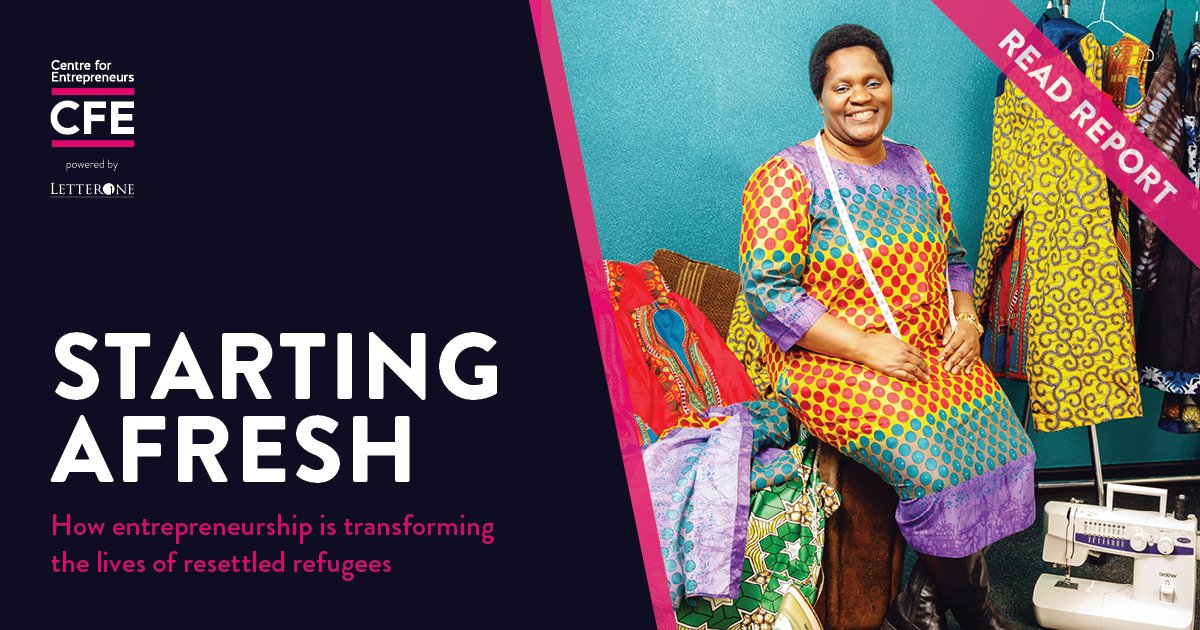 CfEntrepreneurs's tweet image. We launched our latest report #StartingAfresh on Monday. Don't miss out and read it here: goo.gl/CVRWby
#refugee #entrepreneur