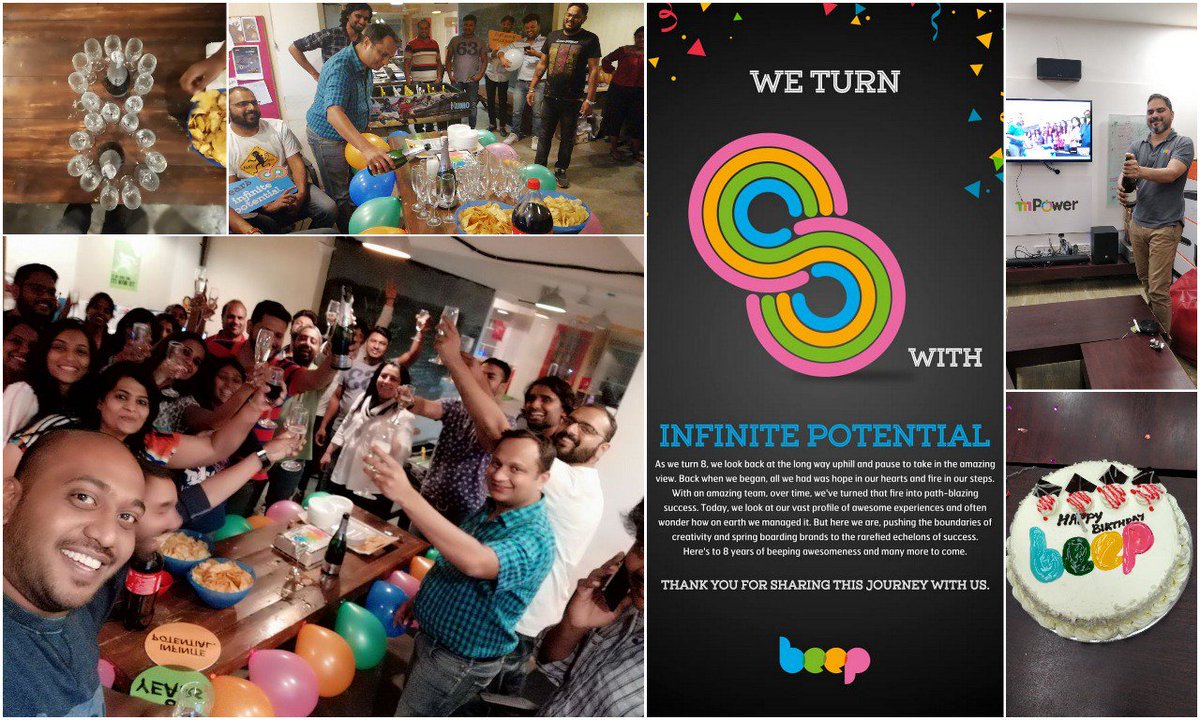 beepexperience's tweet photo. Today, we feel infinite. #happybirthdaytous #beepturns8
#GoBeep #BeepExperience https://t.co/4RLh0SVVxl
