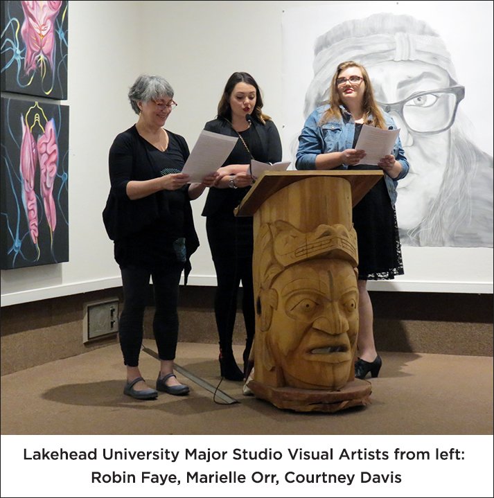 THEAG33's tweet photo. More
@mylakehead #MajorStudio #exhibition opening reception was well attended last night, March 22 @THEAG33 @LakeheadAlumni @LakeheadLibTBay @BrokerLinkCA #tbay The show continues to April 15. The #studentjuriedexhibition ends Sun Mar 25. #art @TBayCulture @visitthunderbay https://t.co/hVfEY13ig6