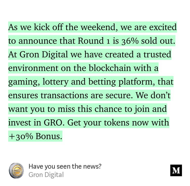 GronDigital's tweet image. “Have you seen the news?” — @GronDigital medium.com/@grondigitalpl…